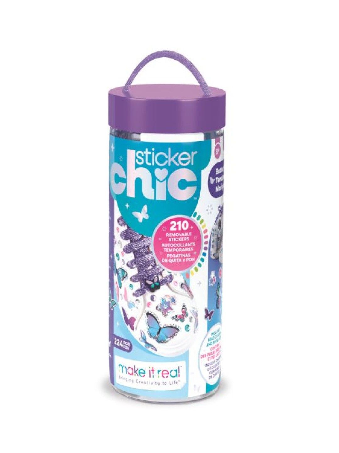 Make It Real Sticker Chic: Butterfly Bling (No Color- Image 1)