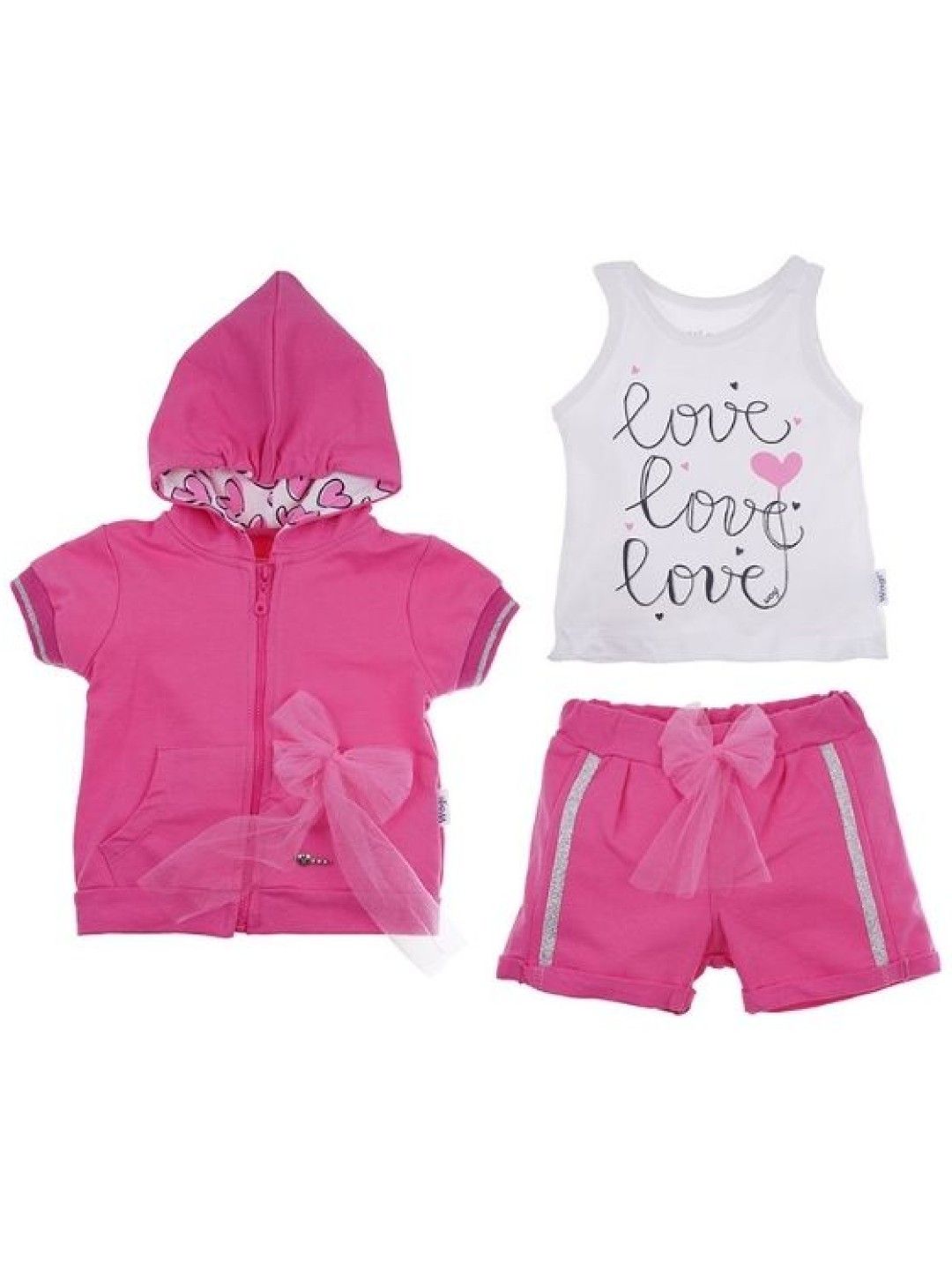 bean fashion Wogi Play 3-Piece Love Jacket Set