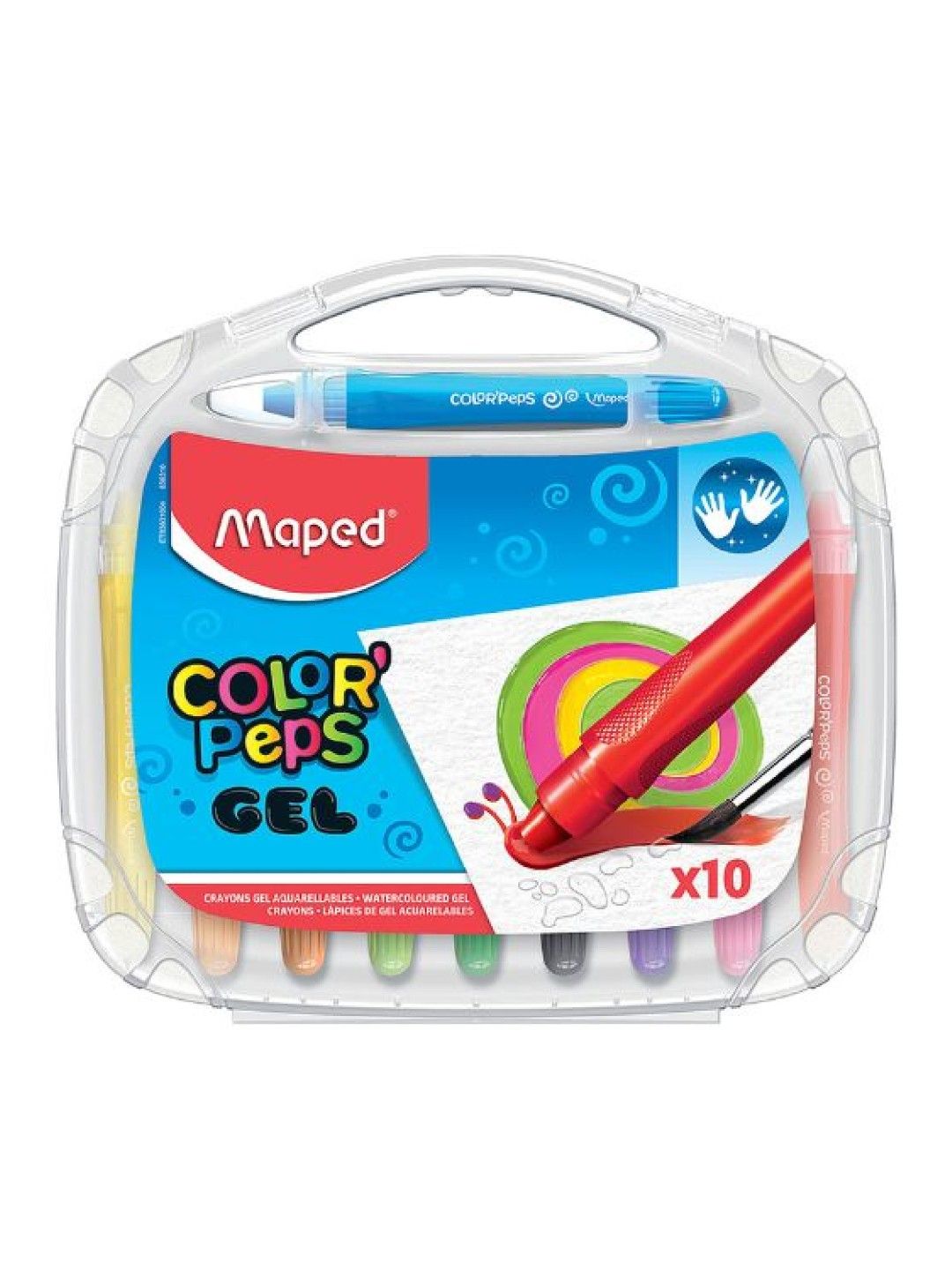 Maped Color'Peps Smoothy Gel Crayons - (Set of 10) (No Color- Image 3)