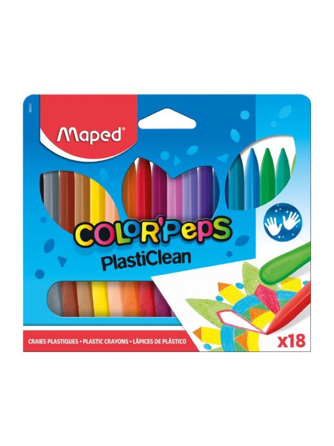 Maped Color'Peps PlastiClean - (Set of 18) (No Color- Image 2)