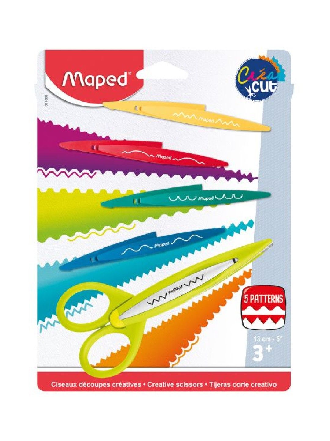Maped Creacut Craft Scissors - (Set of 5) (No Color- Image 2)