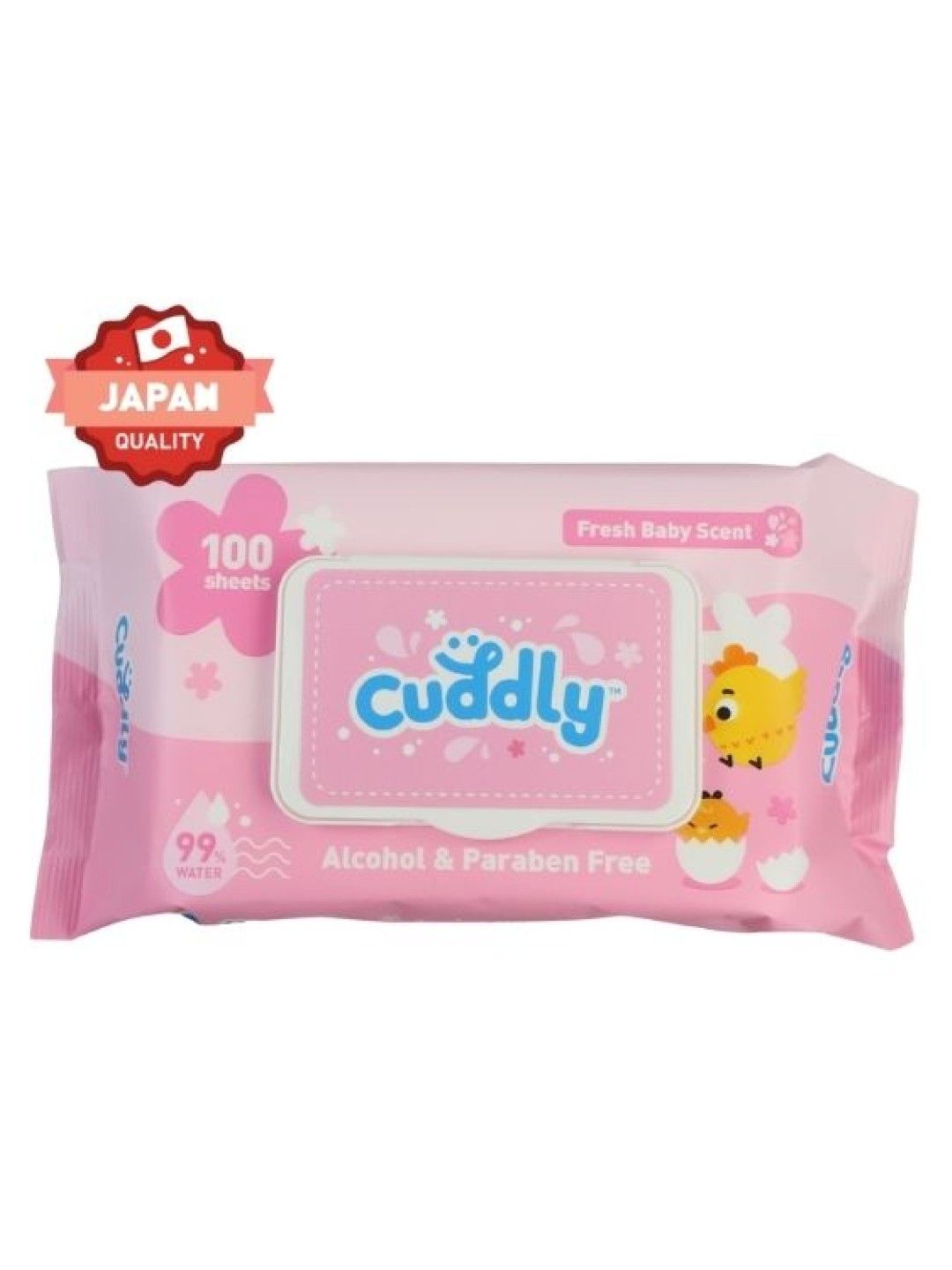 Cuddly Fresh Baby Scent Baby Wipes (100s) (No Color- Image 1)