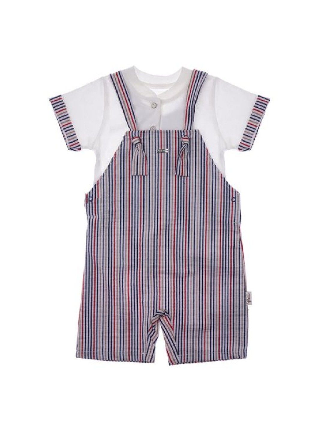 Cottonkind Flexi Casual Striped Jumpsuit Set