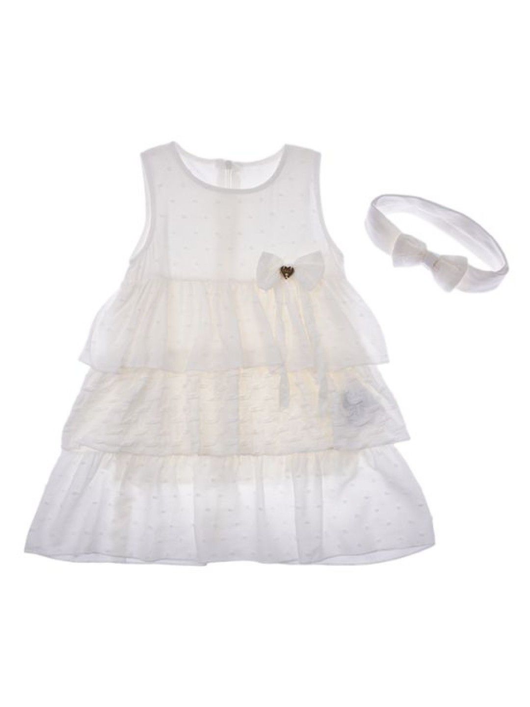 Cottonkind Flexi Ruffle Dress with Accessory