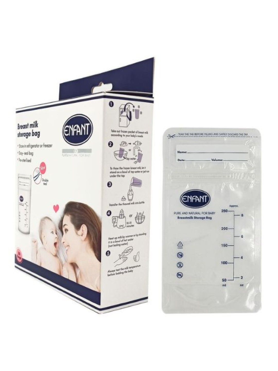 Enfant Breast Milk Storage Bag (250ml) (No Color- Image 1)