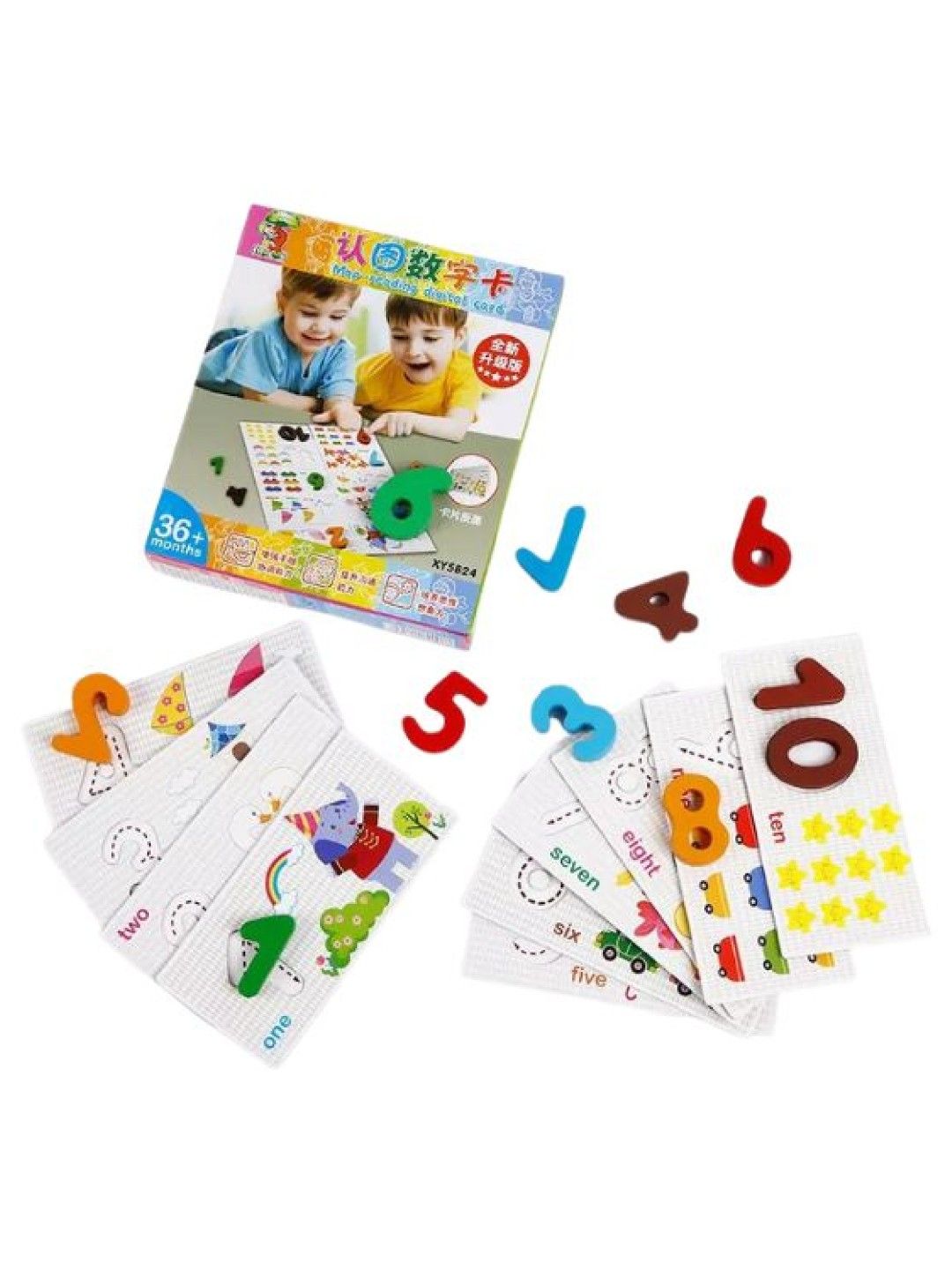 The Happy Fox Number Card Map Reading | edamama