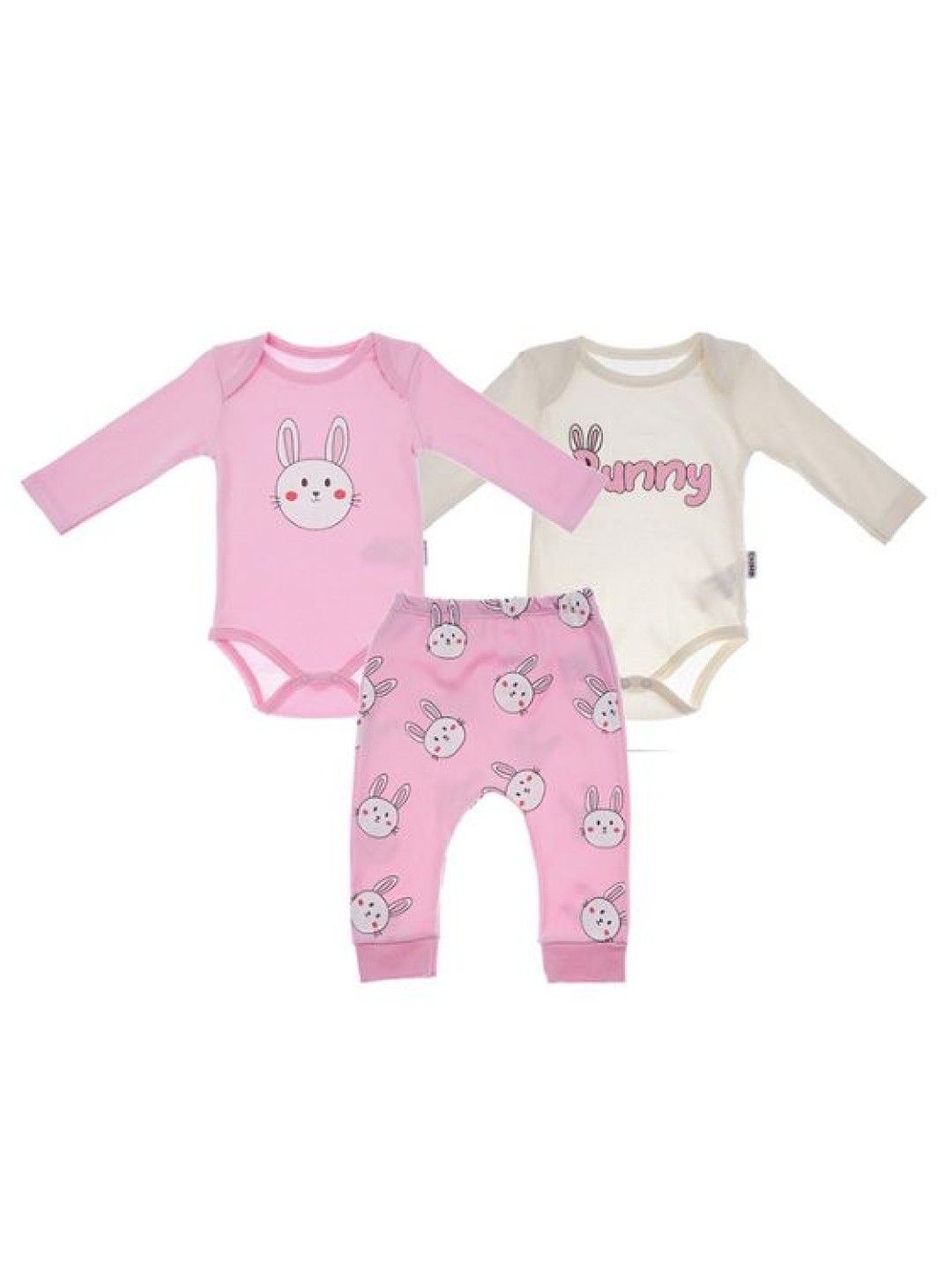 Cottonkind Necix 3-Piece Set Bodysuit and Capri Pants (No Color- Image 1)