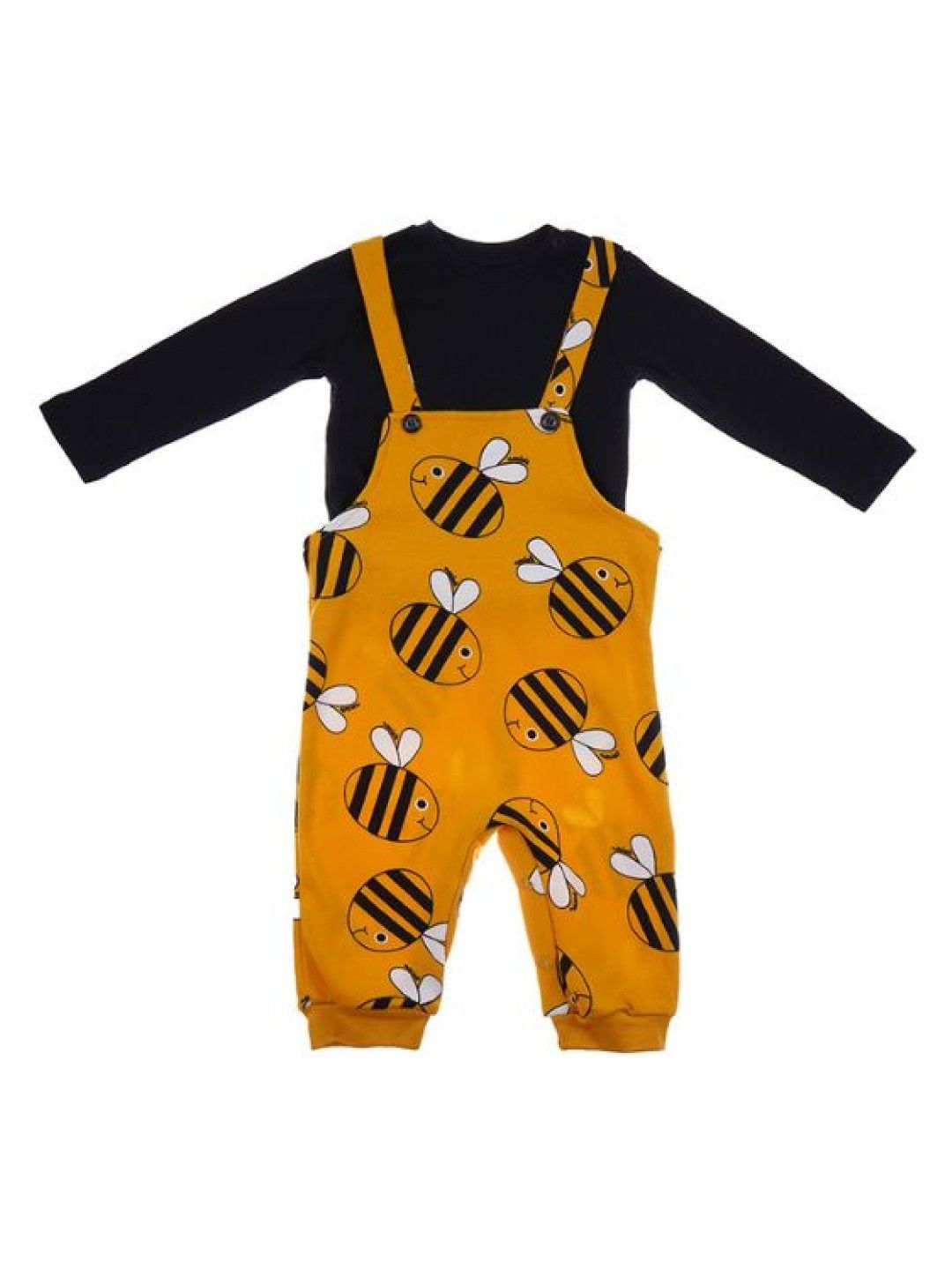 Cottonkind Necix Bee Patterned 2-Piece Set (No Color- Image 1)