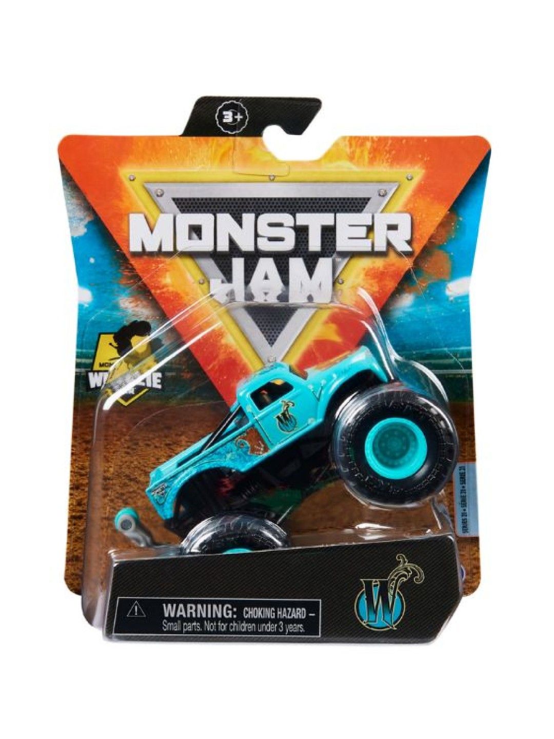Monster Jam 1:64 Scale Truck - Whiplash (No Color- Image 2)