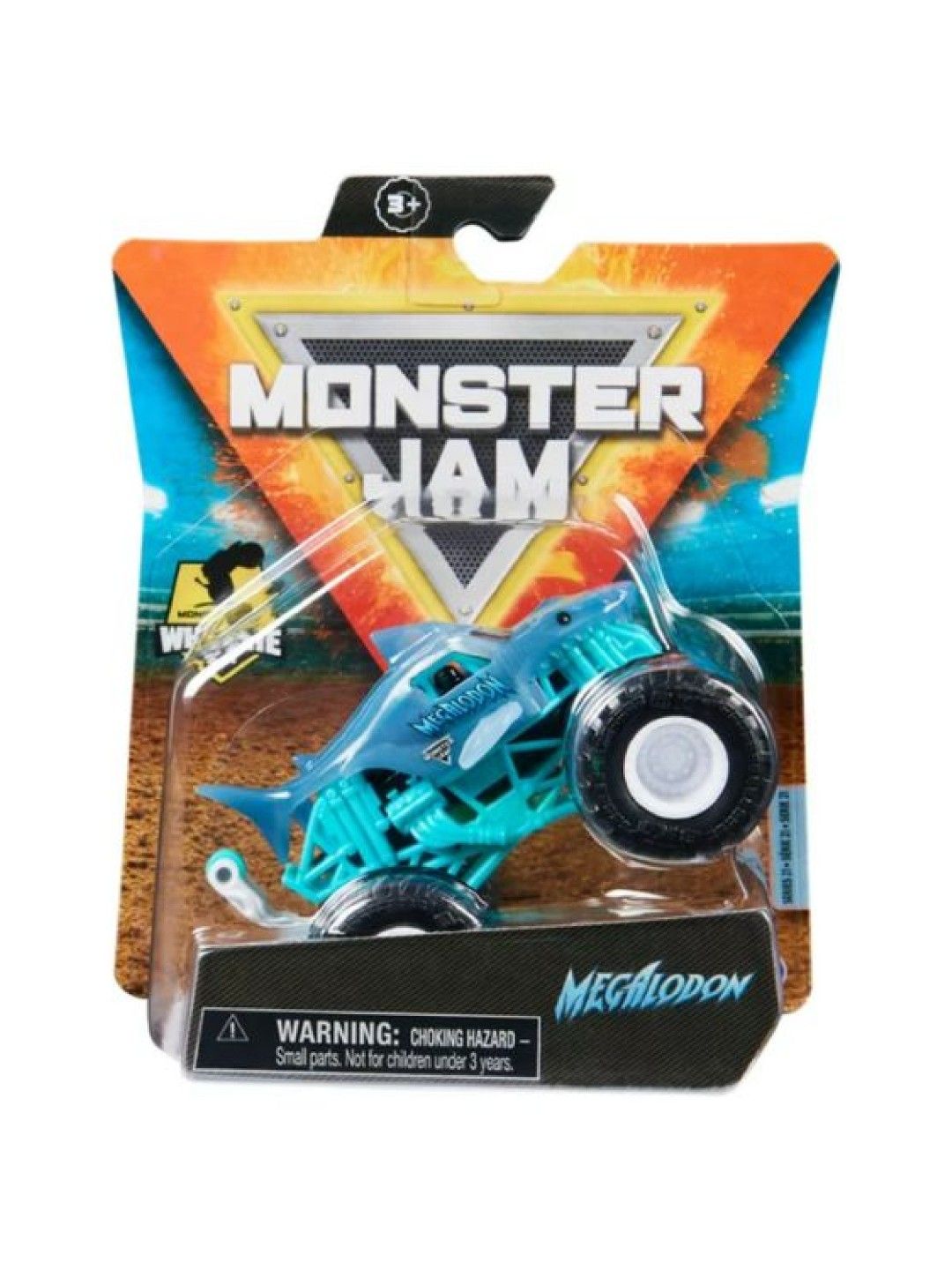 Monster Jam 1:64 Scale Truck Megalodon (No Color- Image 3)