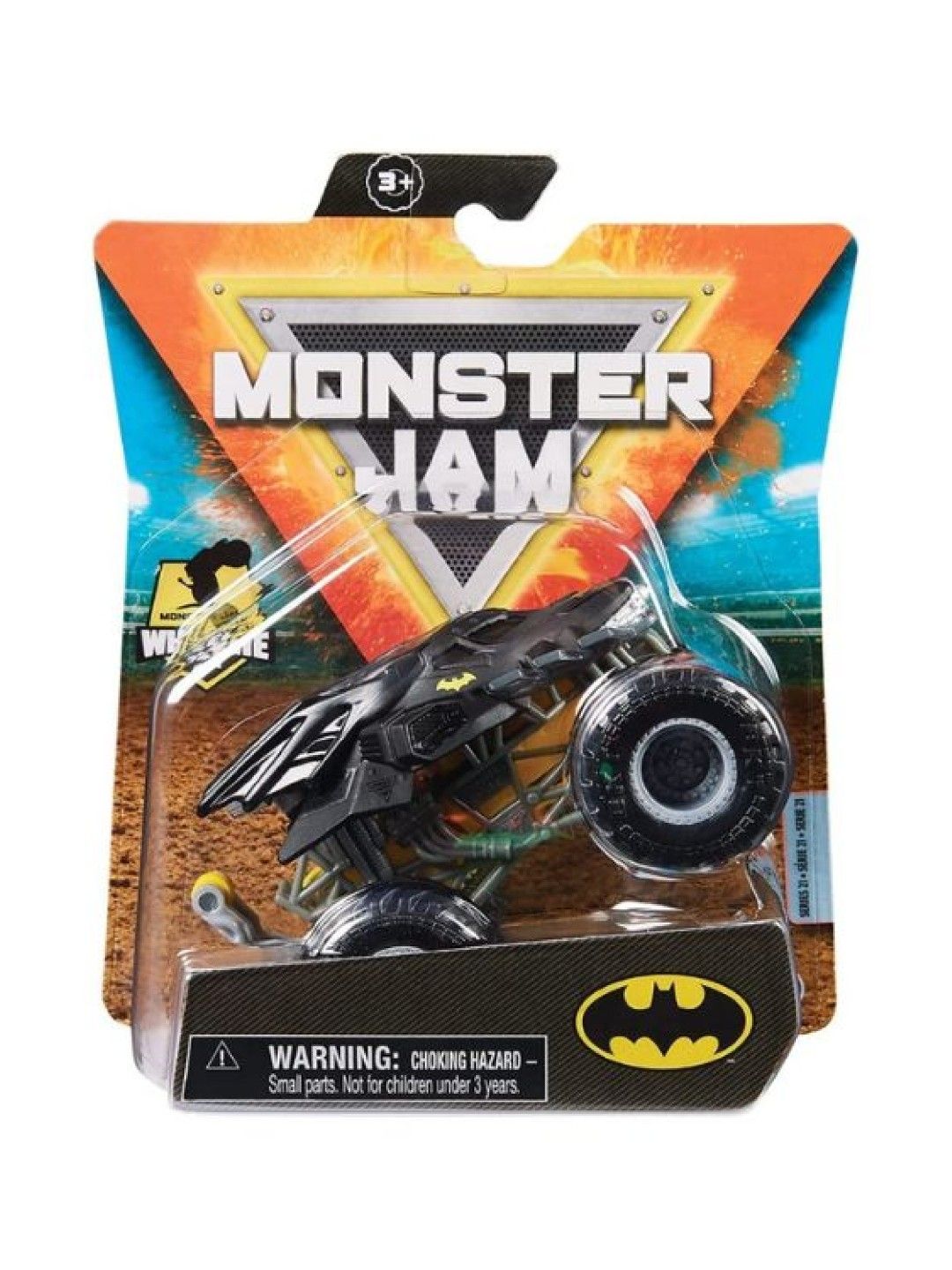 Monster Jam 1:64 Scale Truck Batman (No Color- Image 3)