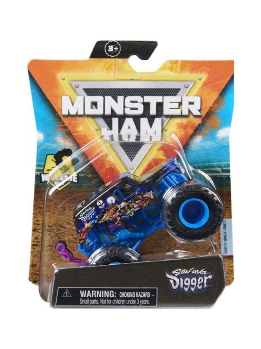 Monster Jam 1:64 Scale Truck Son Uva Digger (No Color- Image 3)