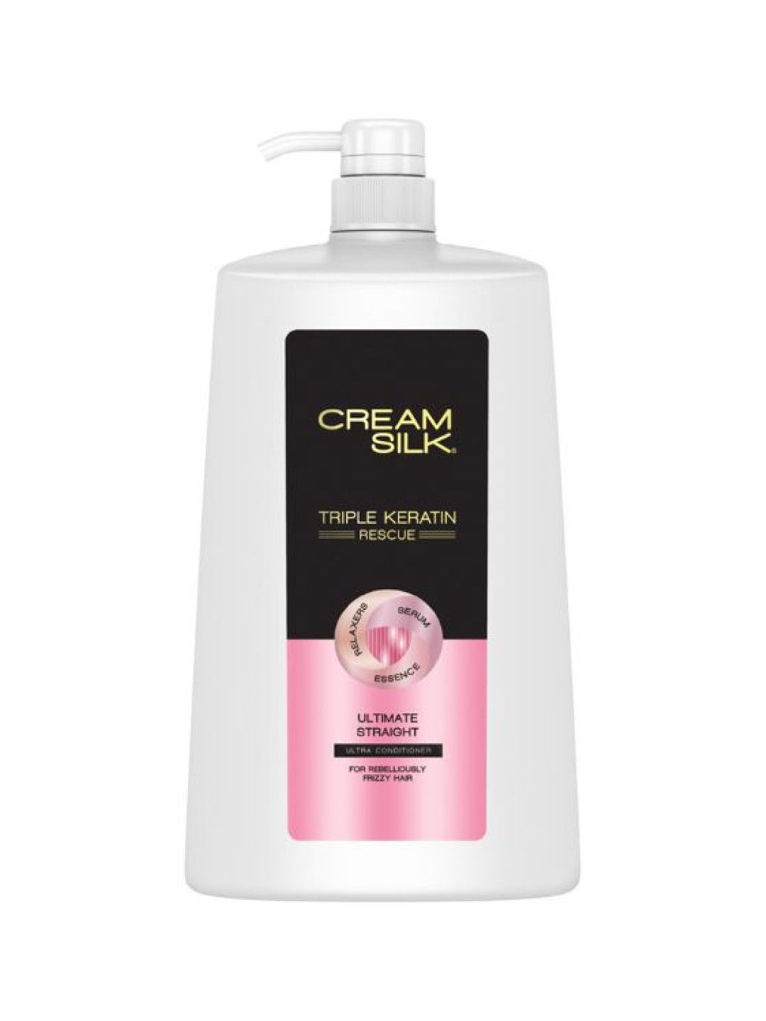 Cream Silk Triple Keratin Rescue Hair Conditioner Ultimate Straight (1.4L) (No Color- Image 1)