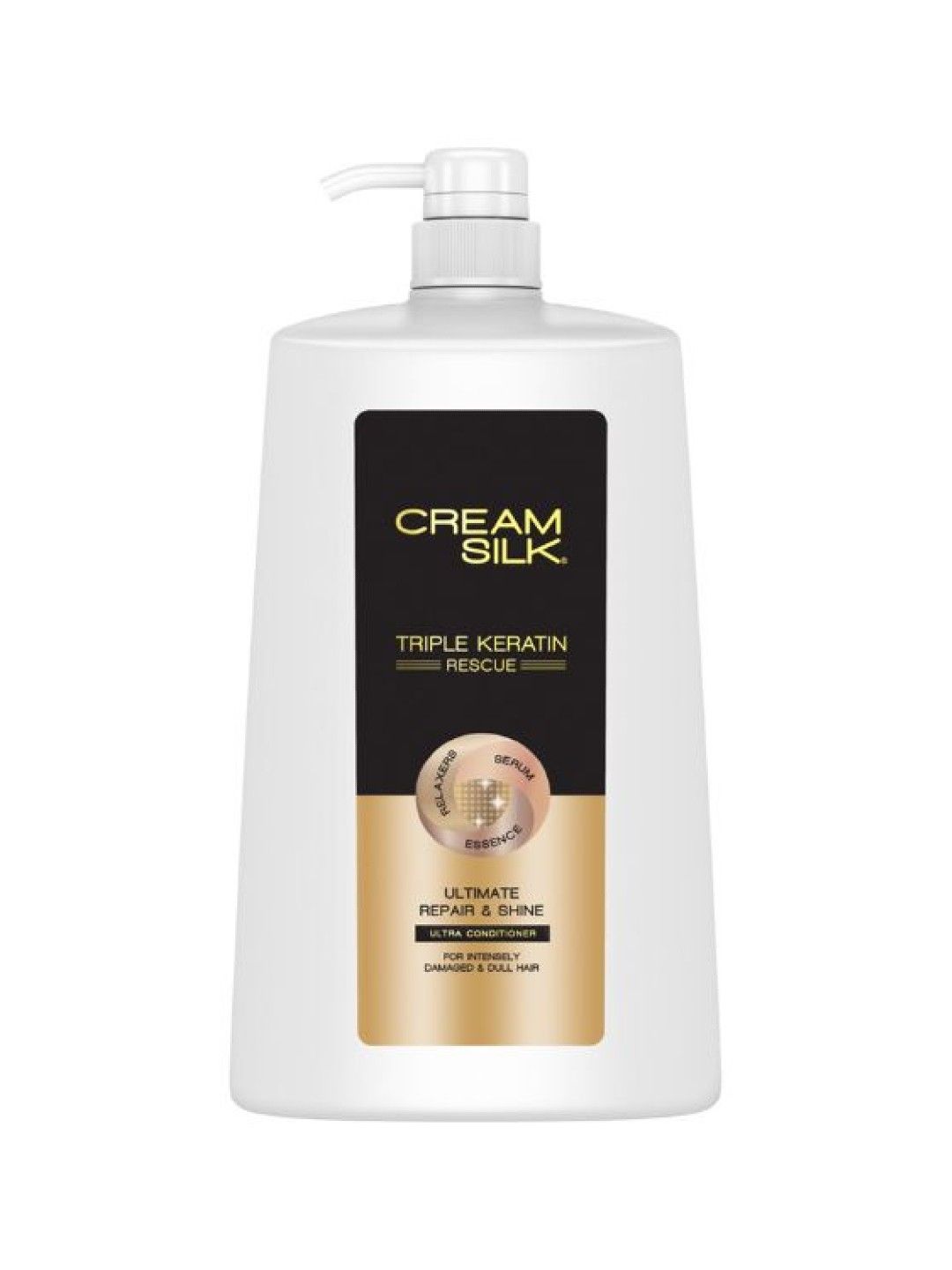 Cream Silk Triple Keratin Rescue Hair Conditioner Ultimate Repair and Shine (1.4L) (No Color- Image 1)