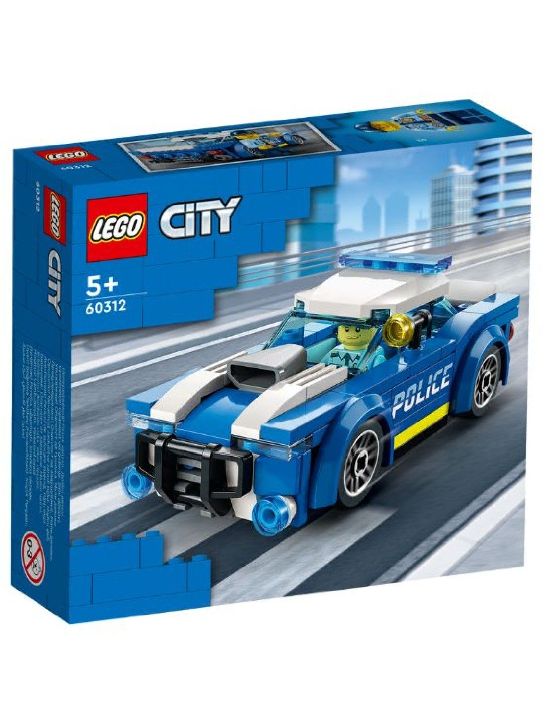 Lego City Police Car Building Blocks (94pcs) (No Color- Image 3)