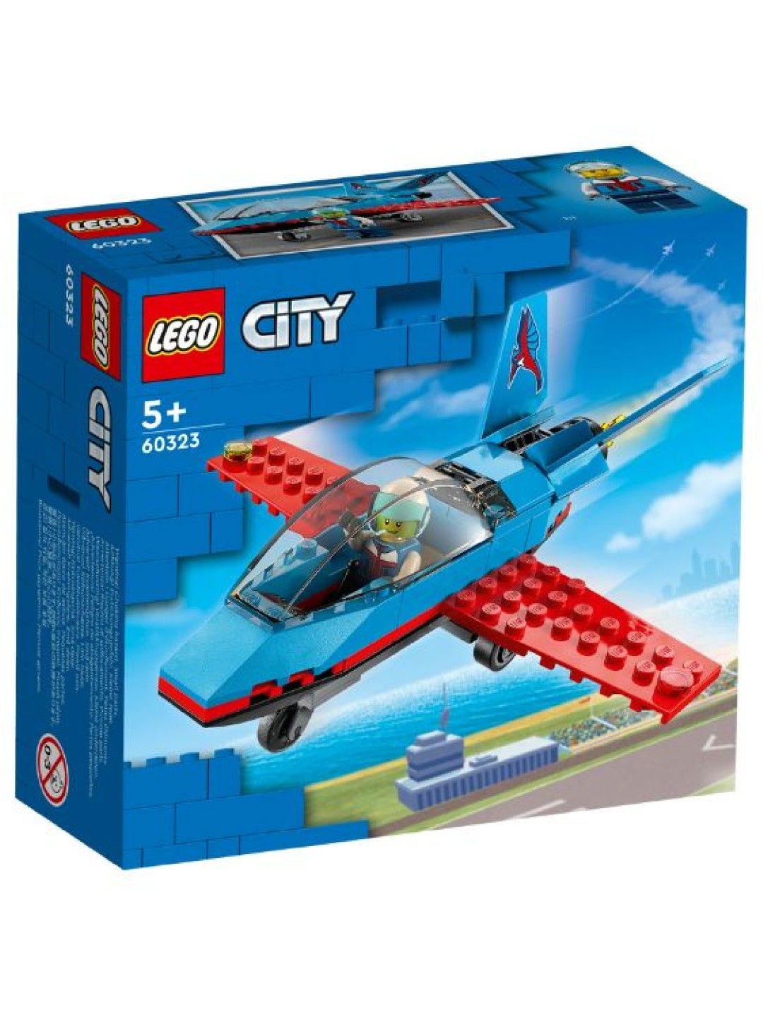 Lego City Stunt Plane Building Blocks (59pcs) (No Color- Image 3)