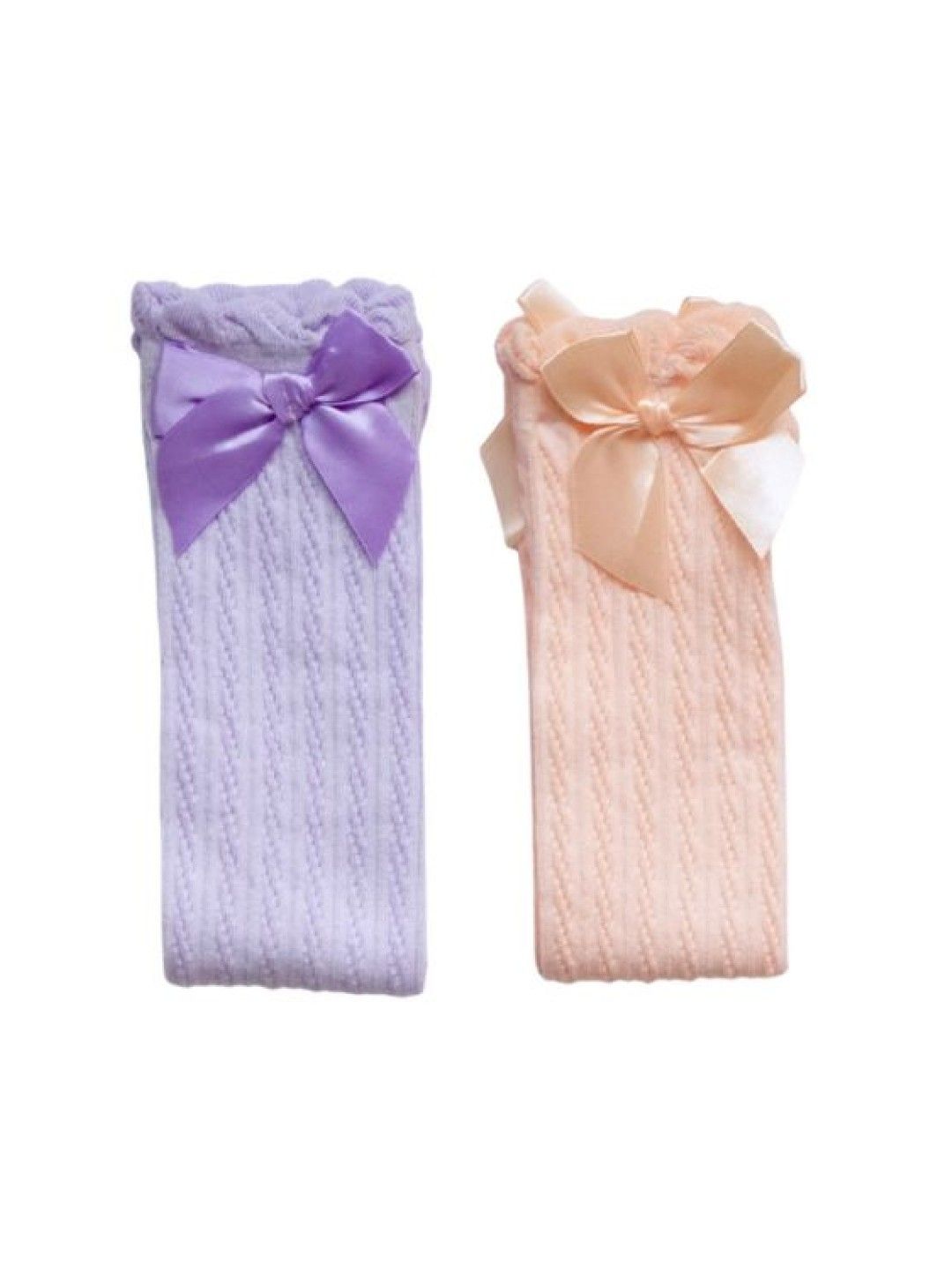 Style Me Little The Cotton Toddler Knee Socks (Set of 2) (No Color- Image 1)