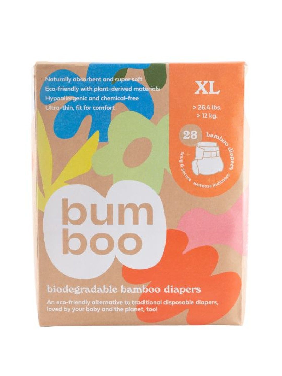Bumboo Extra Large Biodegradable Nappies edamama