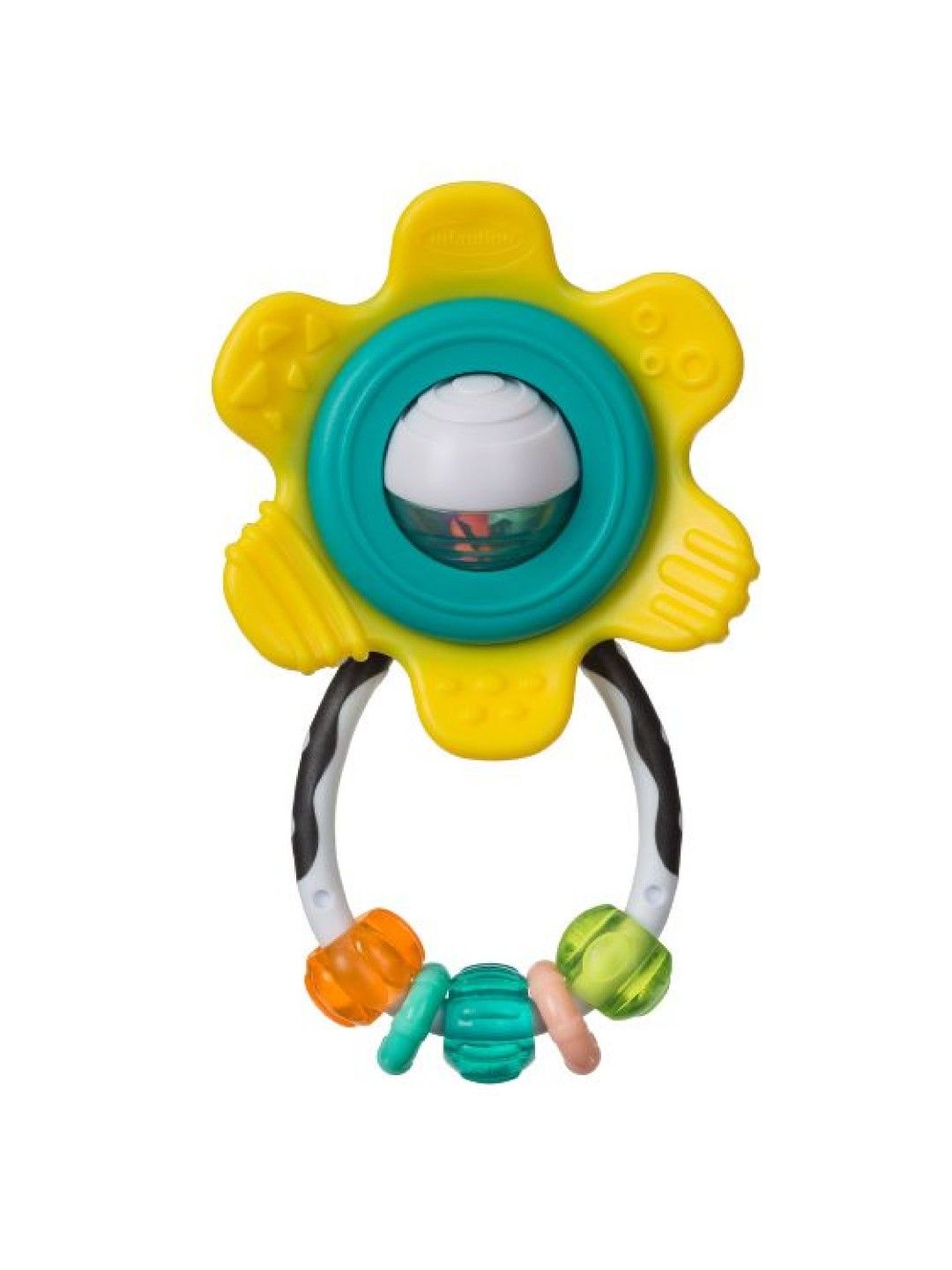 Infantino Spin and Rattle Teether™ - Yellow (BPA-Free) (No Color- Image 1)