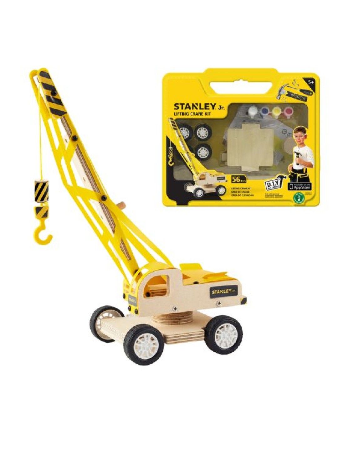 Stanley Stanley Jr. Lifting Crane Assembly Kit (Wooden) (No Color- Image 1)