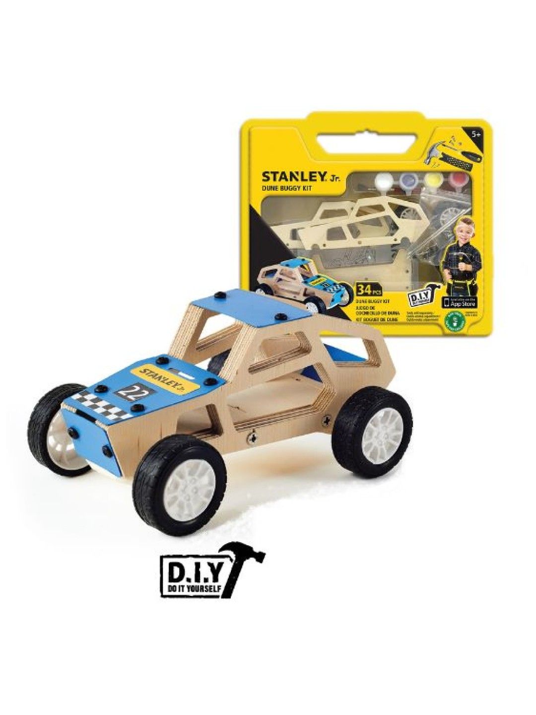 Stanley Stanley Jr. Dune Buggy Assembly Kit (Wooden) (No Color- Image 1)