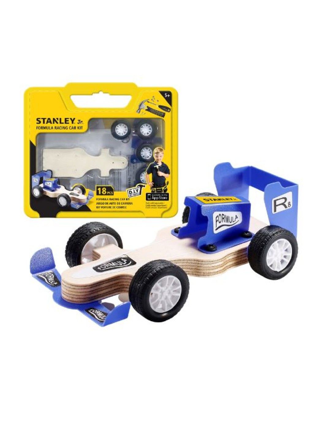 Stanley Stanley Jr. Mini Formula Racing Car Assembly Kit (Wooden) (No Color- Image 1)