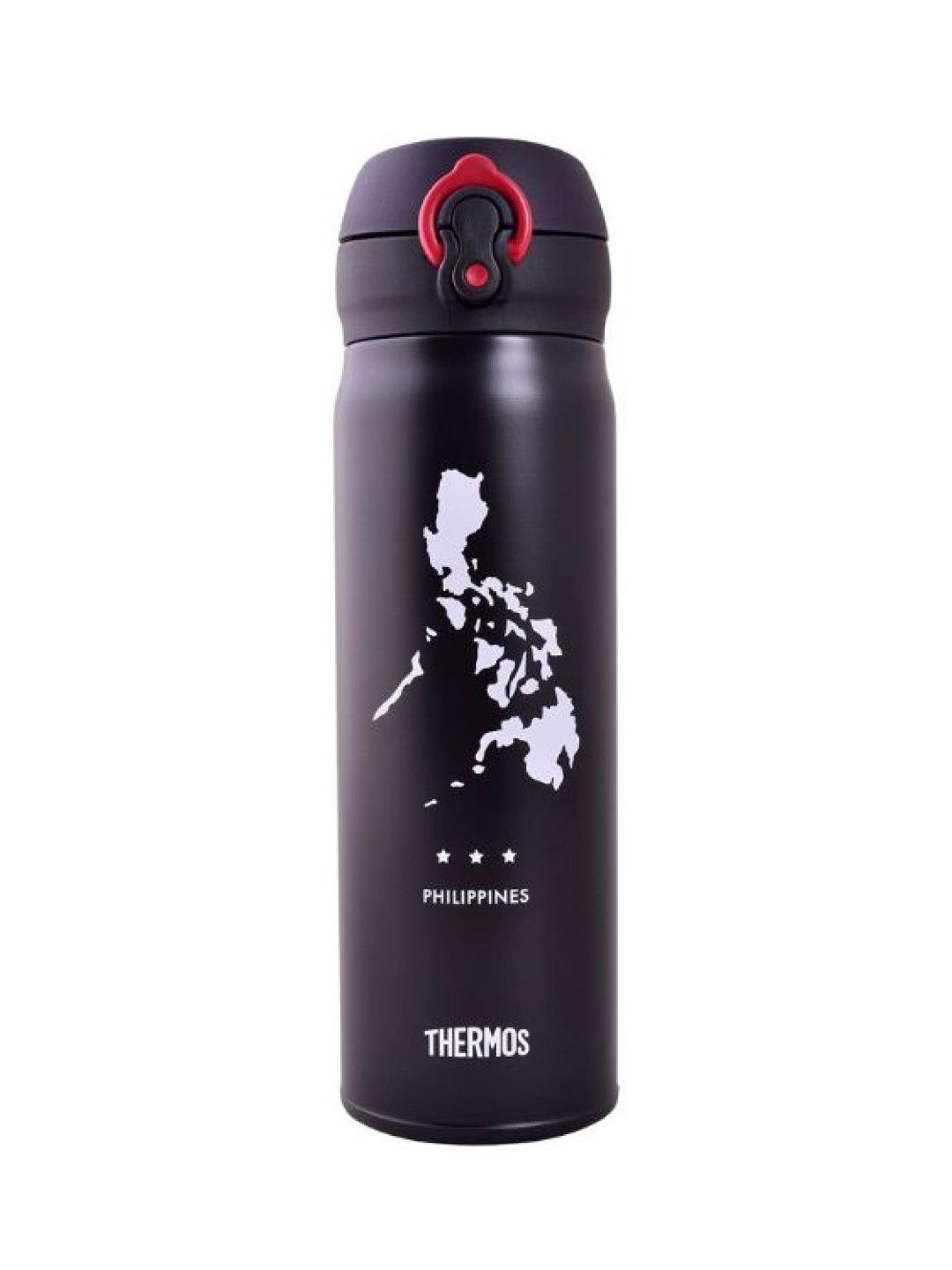 Thermos JNL-502P Insulated Drinking One Push Tumbler - Philippine Map/Matte Black(500ml)