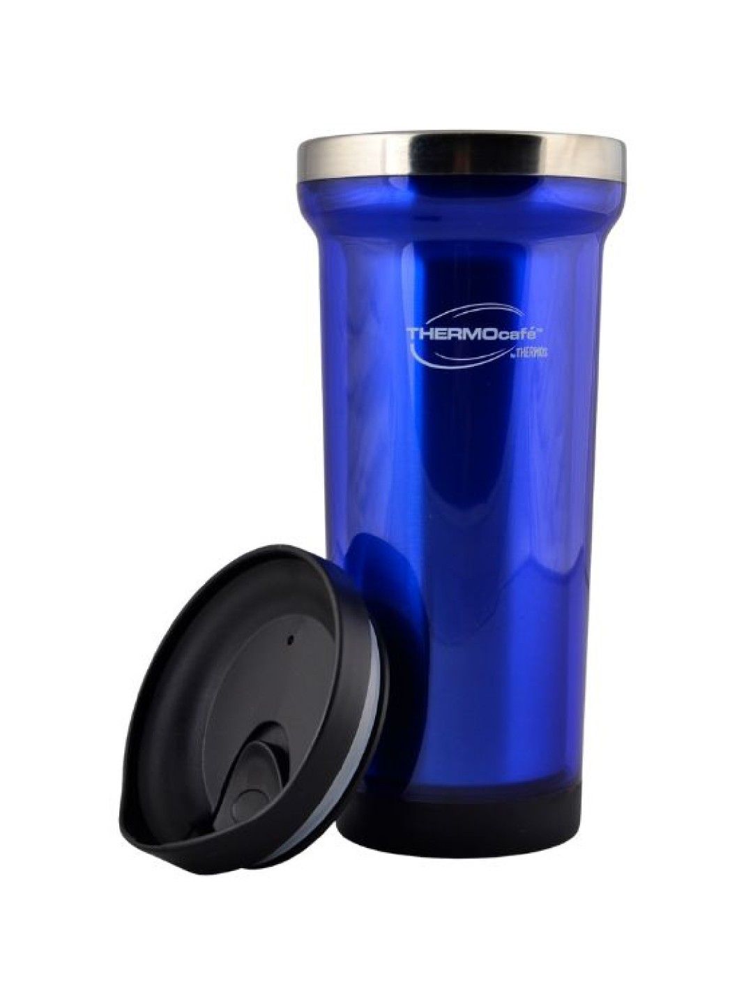 Thermos DF102 Thermocafe Travel Mug - Blue (450ml) (No Color- Image 2)