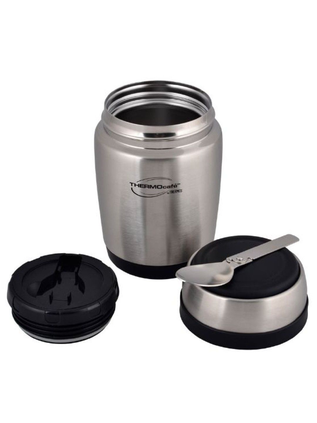 Thermos TC-480 Thermocafe Food Jar Hot and Cold - Stainless Silver ...