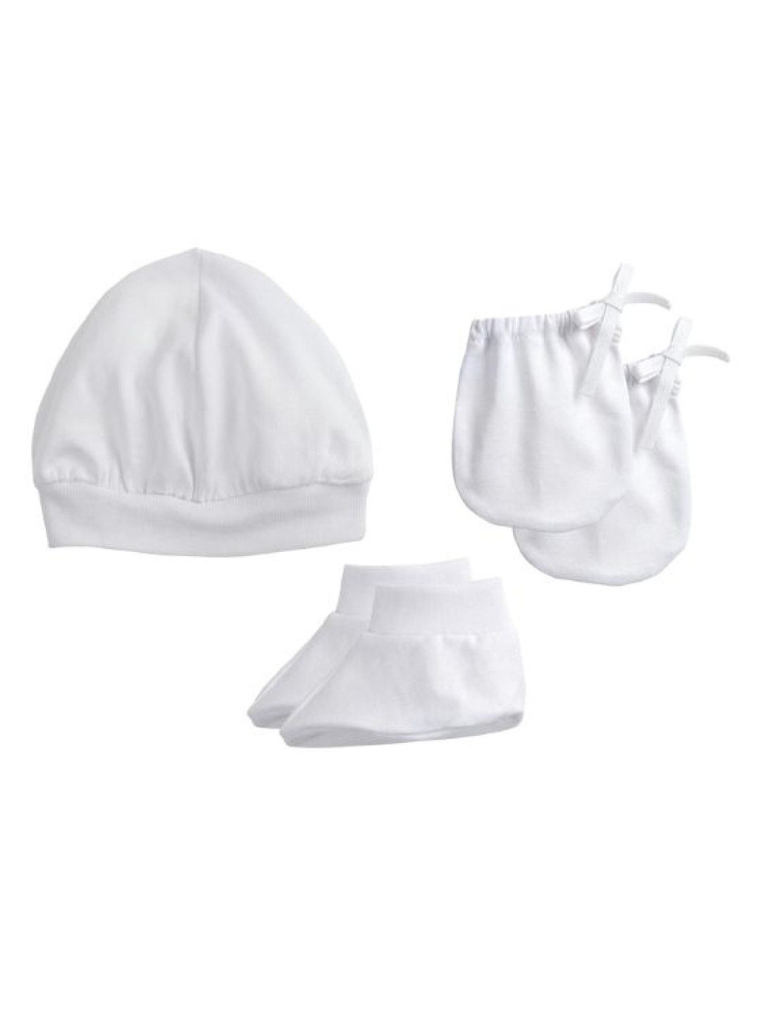 Child Care Mittens, Bonnet, and Booties 3-Piece Set