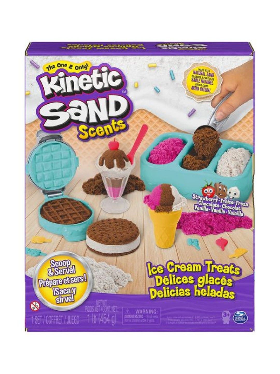 Kinetic Sand Ice Cream Treats (No Color- Image 1)