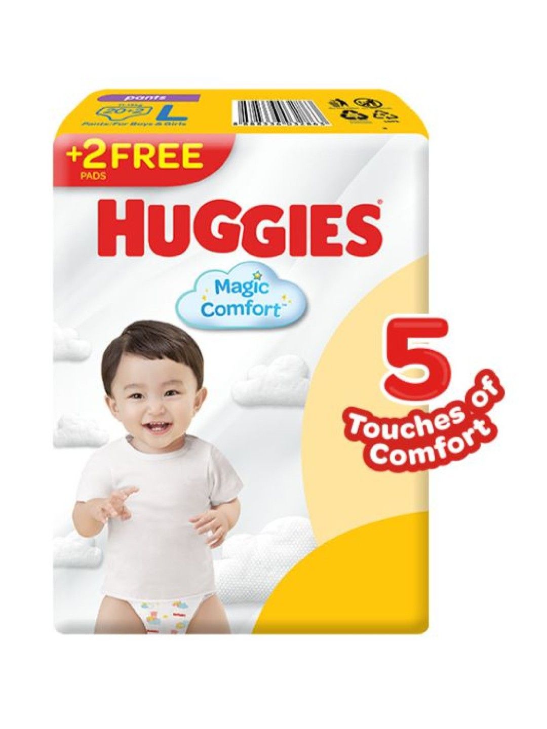 Huggies Magic Comfort Pants Large (22 pcs)