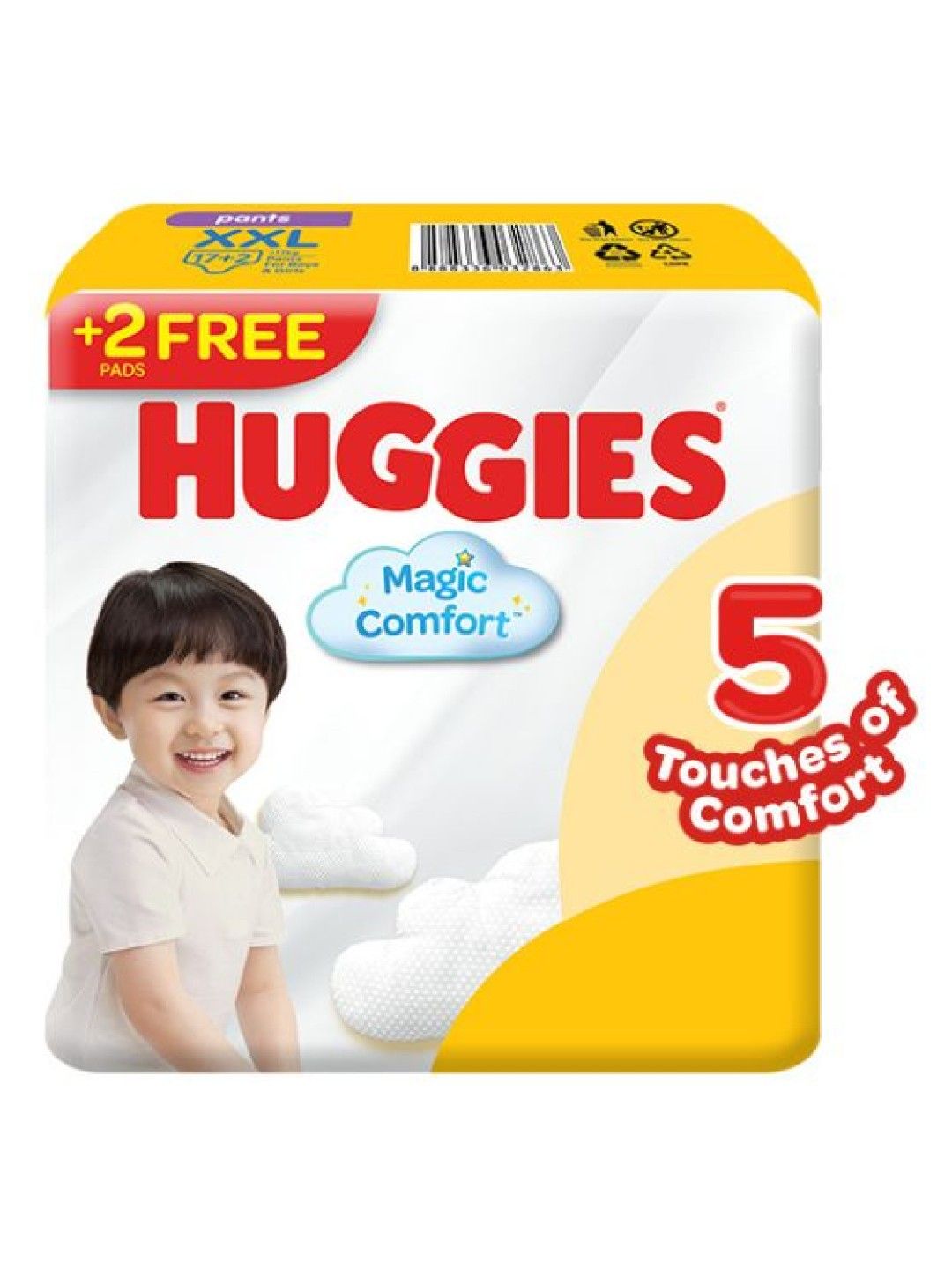Huggies Magic Comfort Pants - Medium, 42 pcs