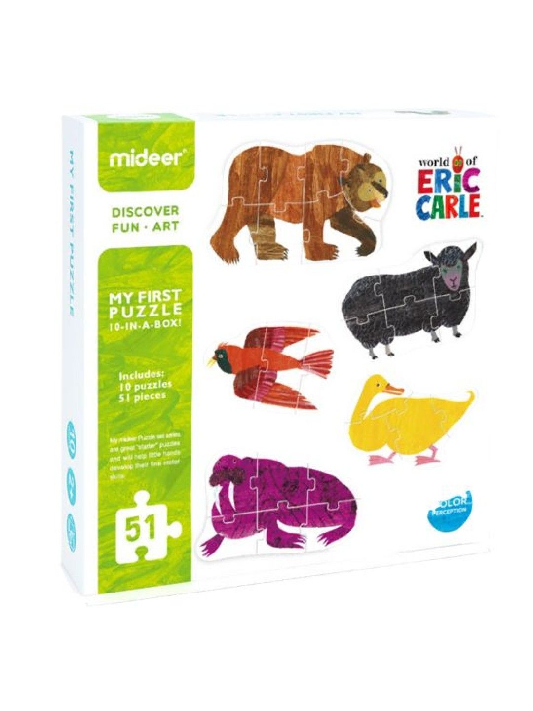 MiDeer My First Puzzle 6 in a Box (No Color- Image 1)