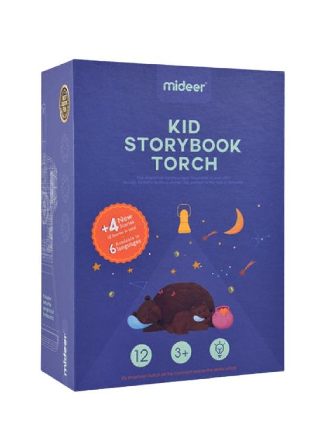 MiDeer Tri StoryBook Torch with 12 Stories (No Color- Image 1)