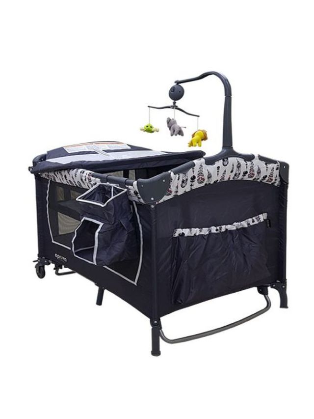 Apruva PP-800 Playpen w/ Rocking and Soft Toys Mob | edamama