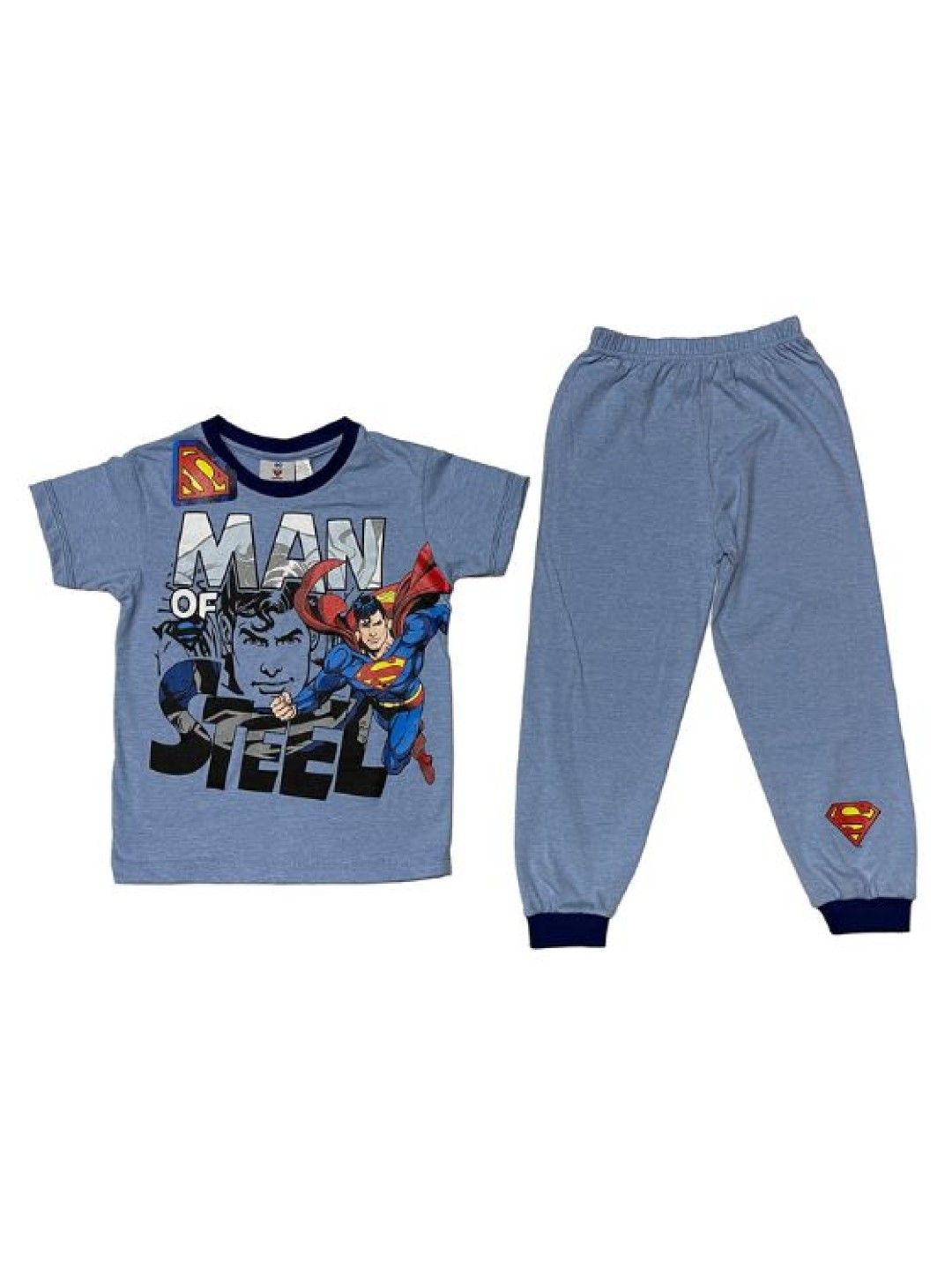 Warner Brothers DC Comics Superman Man Of Steel Pajama Set (No Color- Image 1)