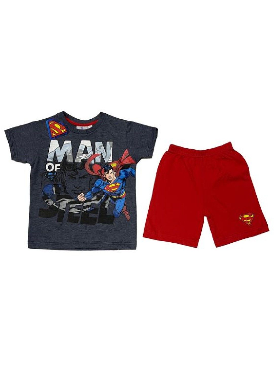 Warner Brothers DC Comics Superman Man of Steel Shorts Set