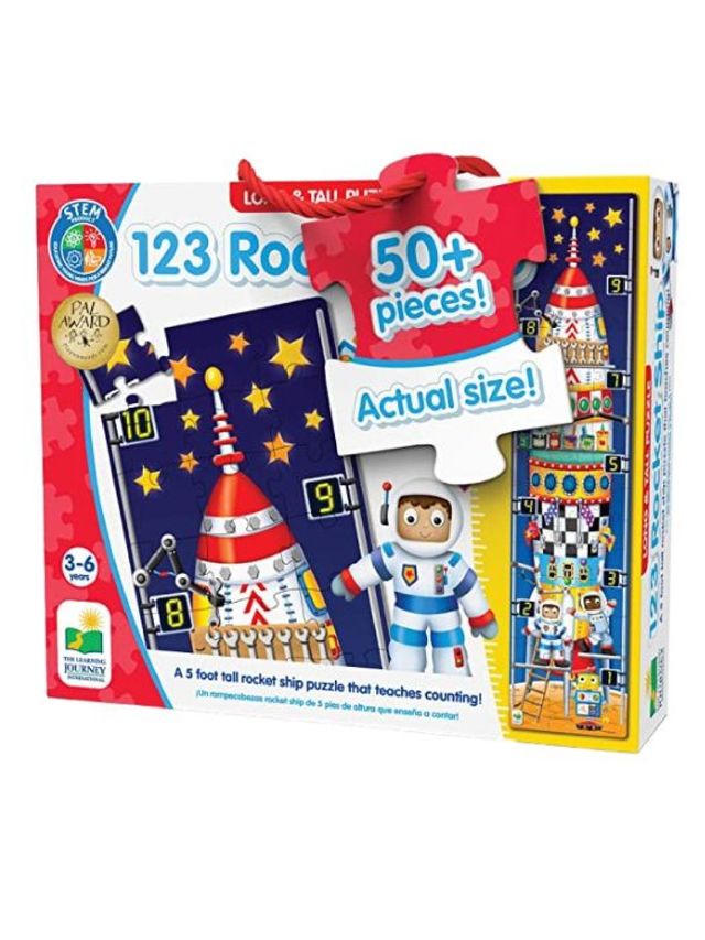 The Learning Journey Long & Tall Puzzles - 123 Rocket Ship