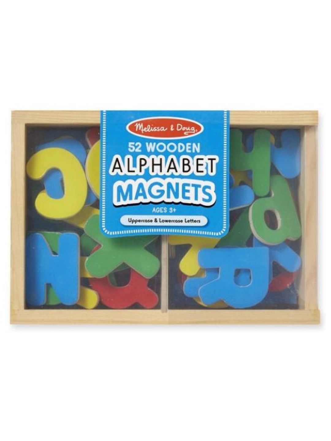 Melissa and Doug Magnetic Wooden Alphabet (No Color- Image 3)