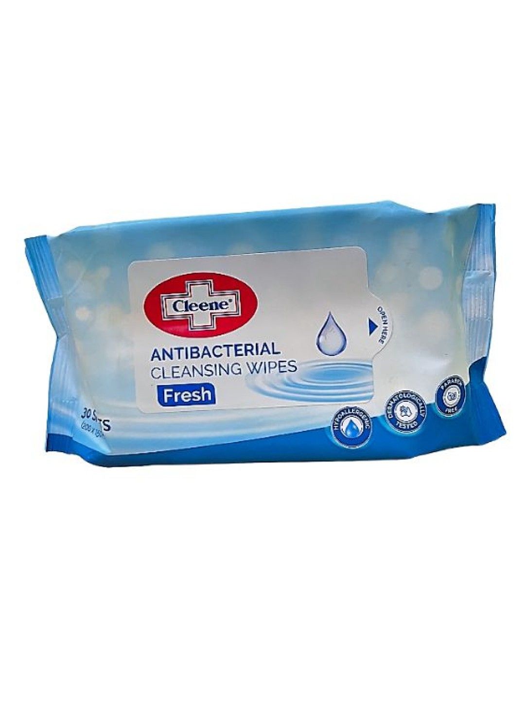 Cleene Antibacterial Cleansing Wipes Fresh (No Color- Image 1)