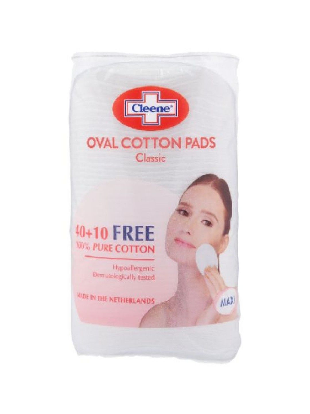 Cleene Oval Cotton Pads Classic 40+10 FREE