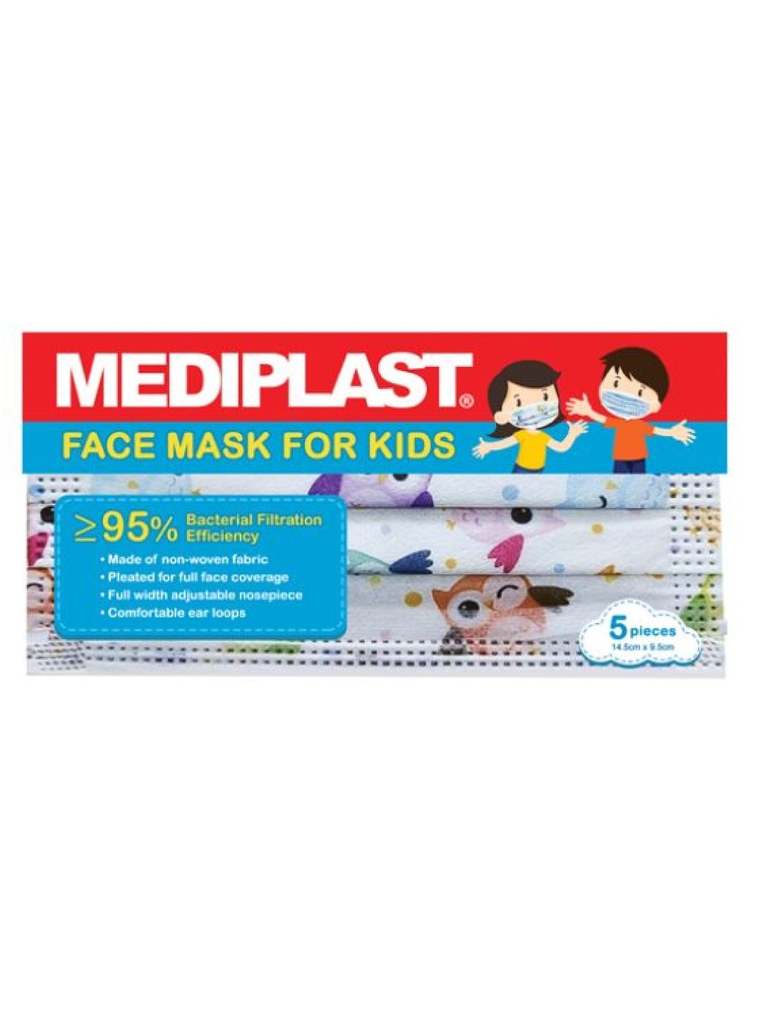 Mediplast Face Mask Kids (5s) (No Color- Image 2)