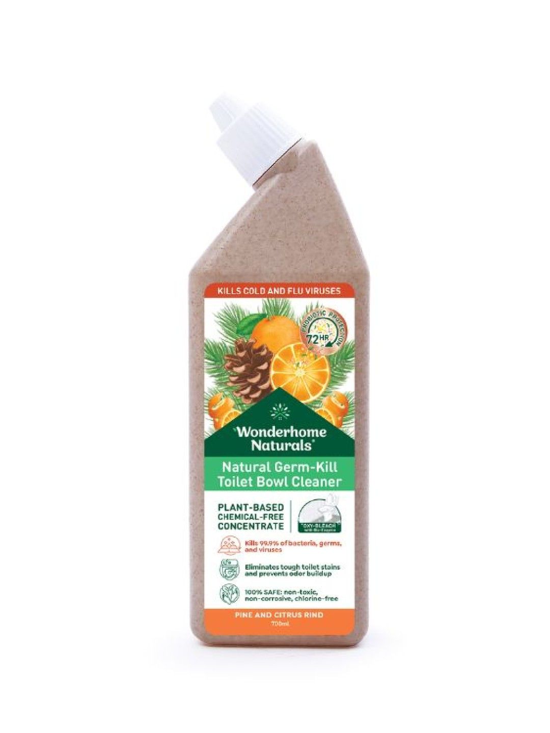 Wonderhome Naturals Natural Germ-Kill Toilet Bowl Cleaner (700mL)