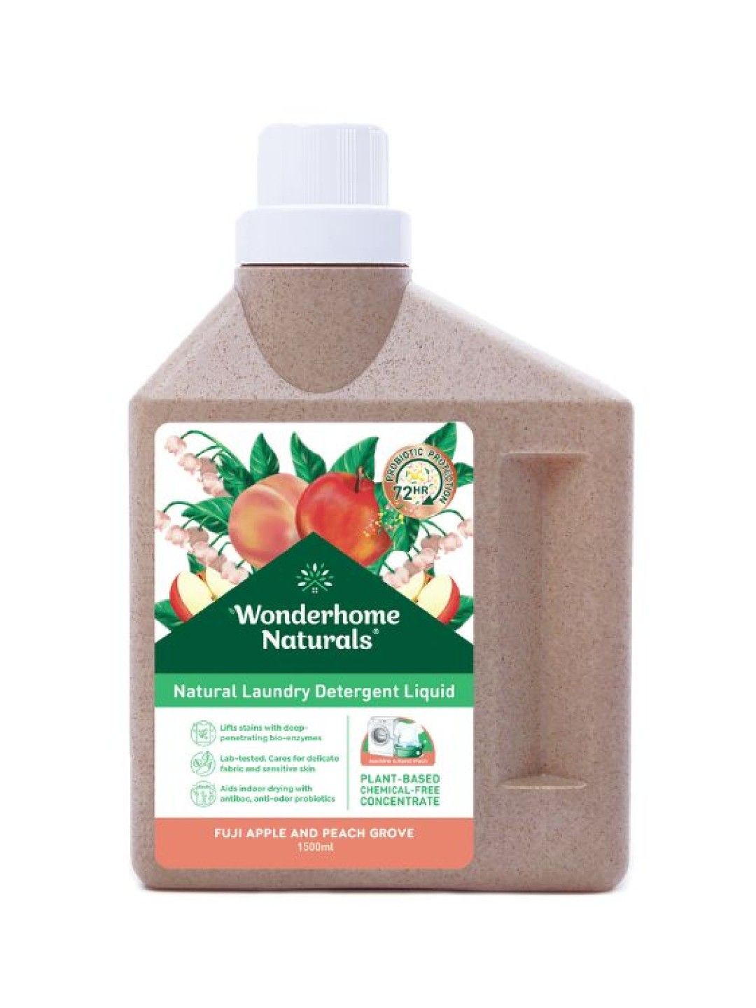 Wonderhome Naturals Natural Laundry Detergent Liquid (1500ml)