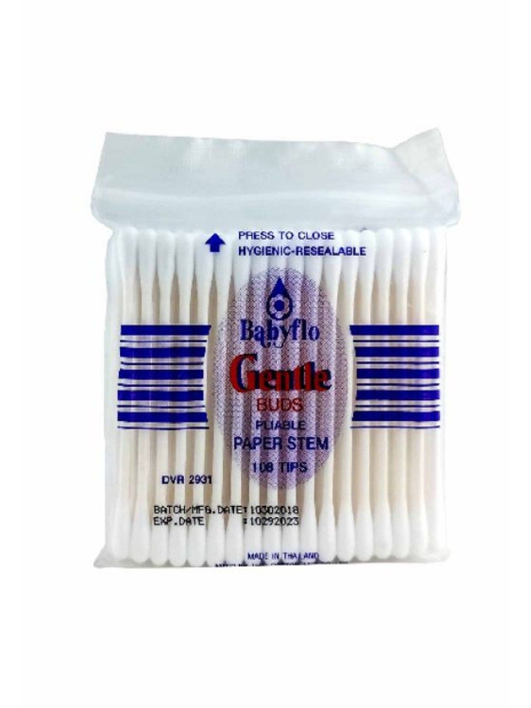 Babyflo Gentle Buds Paper Stem (108 tips- Image 1)