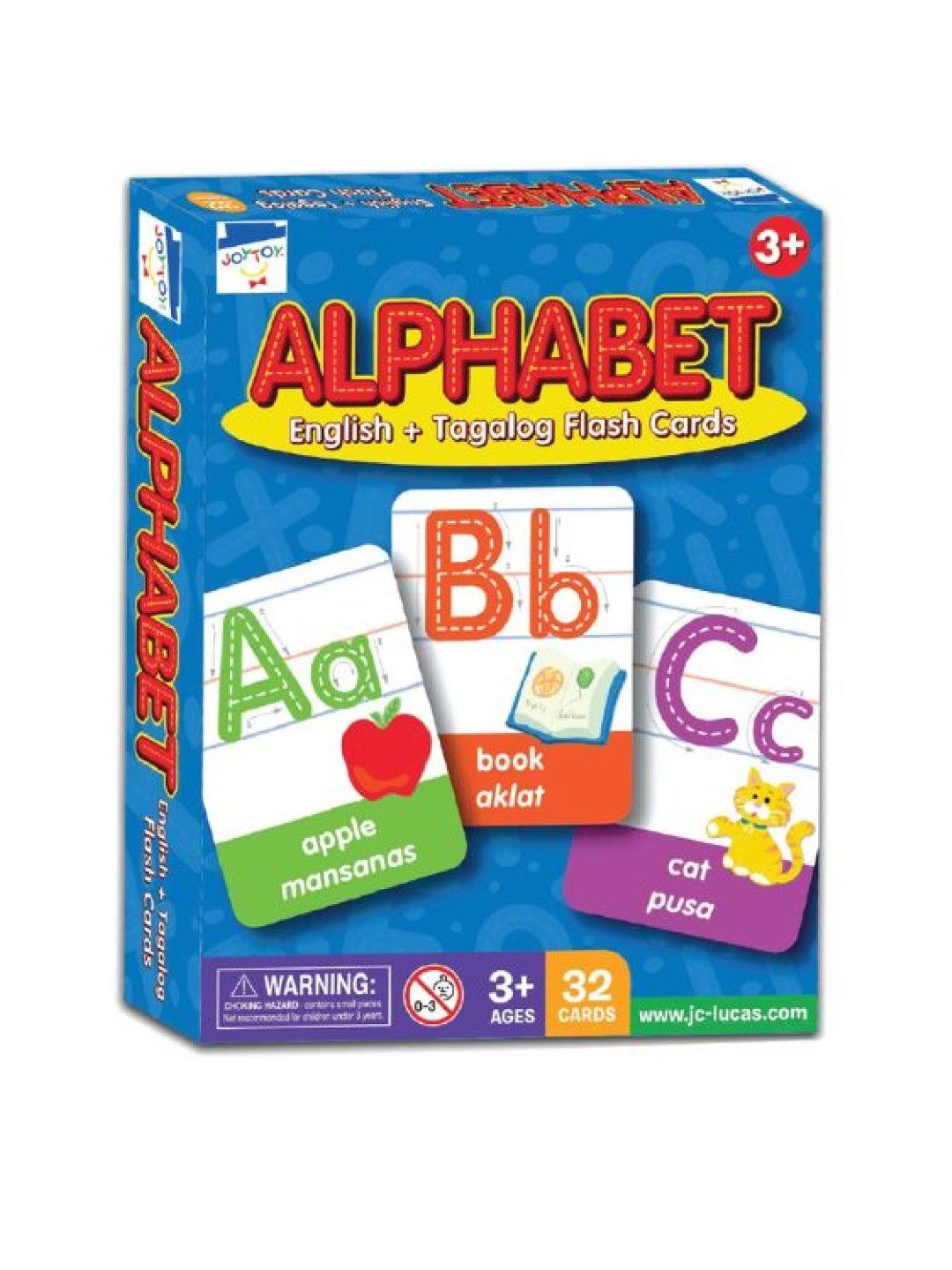 Joytoy Alphabet Flash Cards (English + Tagalog)