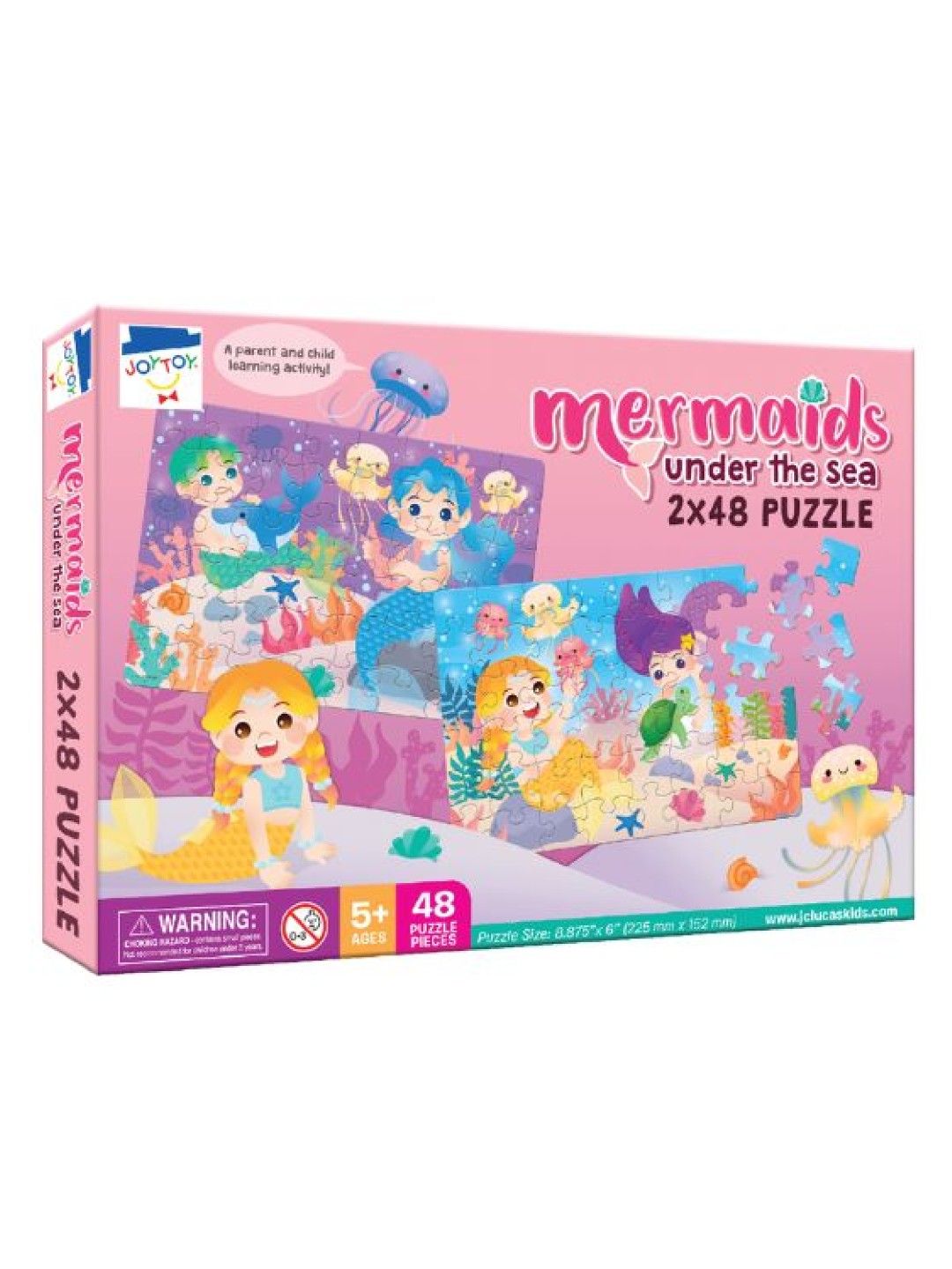 Joytoy Mermaids Under The Sea Puzzle (No Color- Image 2)