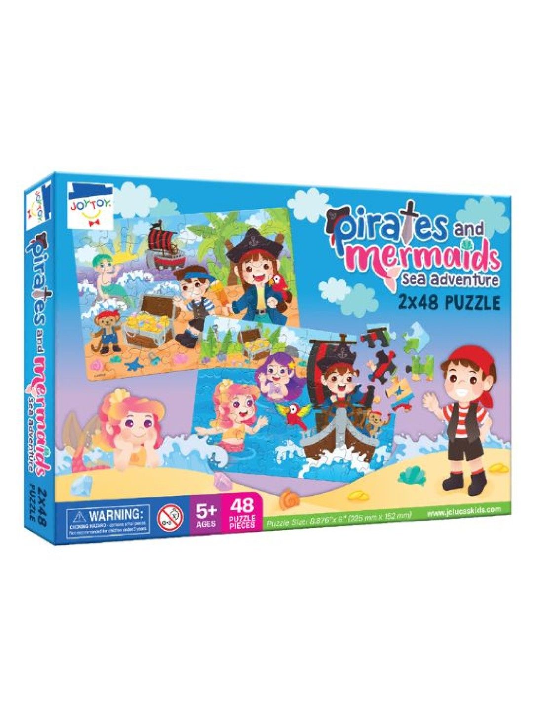 Joytoy Pirates & Mermaids Sea Adventure Puzzle (No Color- Image 2)