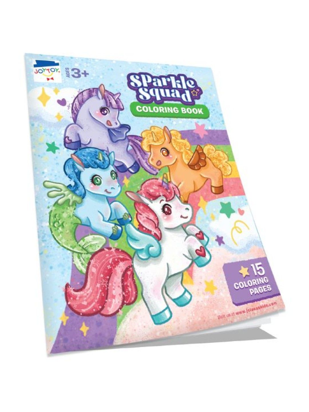 Joytoy Sparkle Squad Coloring Book (No Color- Image 1)